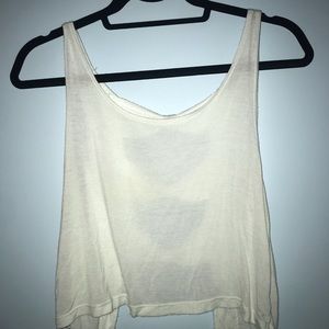 Light blue open back Brandy Melville tank